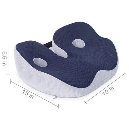 Cuscino Ergonomico in Memory Foam per Sedia, Supporto Cervicale e Seduta Ergonomica, Comfort Ottimale per Lunghe Ore Sedute 3
