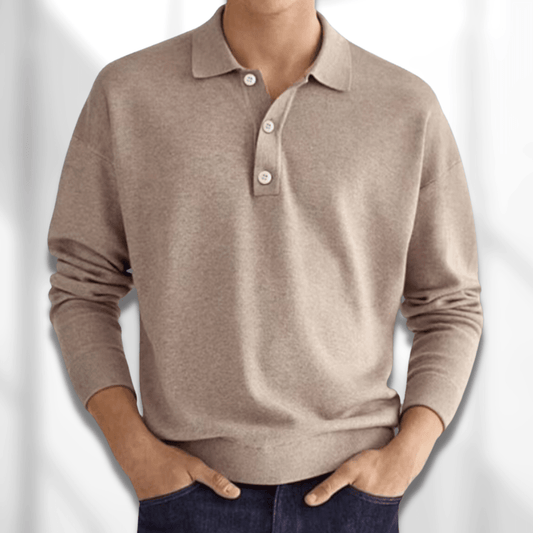 Maglione Uomo Polo Manica Lunga - Brentozzi