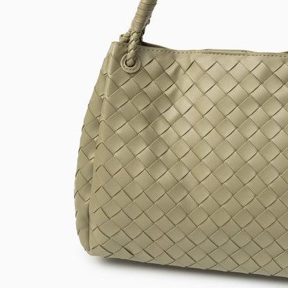 Borsa Donna in Pelle Vegana con Tracolla e Dettagli Metallici