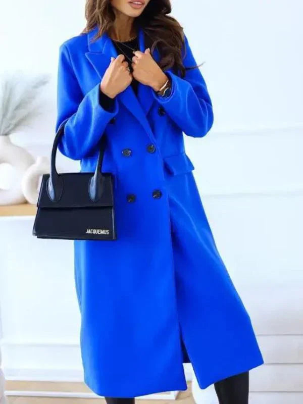 Giacca Invernale Donna Elegante Modello Lungo Sagomato
