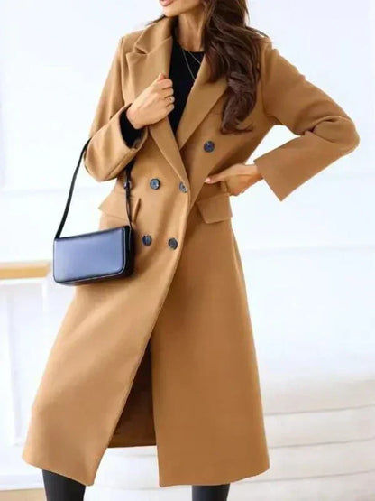 Giacca Invernale Donna Elegante Modello Lungo Sagomato