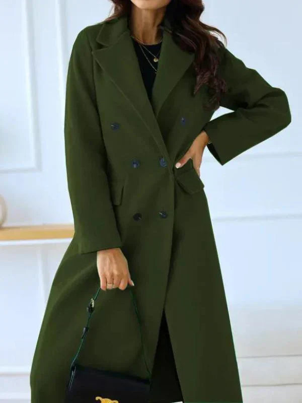 Giacca Invernale Donna Elegante Modello Lungo Sagomato
