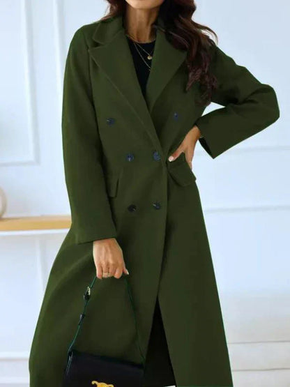 Giacca Invernale Donna Elegante Modello Lungo Sagomato