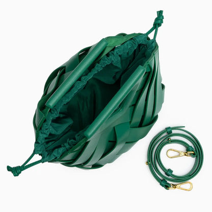 Borsa Donna Intrecciata in Tessuto Morbido