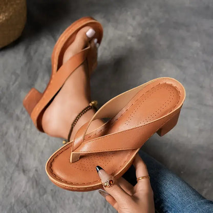Sandali Donna Slip On con Tacco