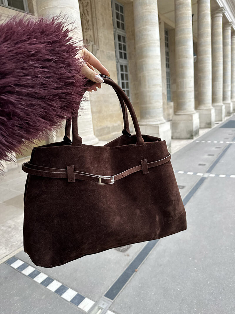 Borsa Donna in Pelle Scamosciata Elegante