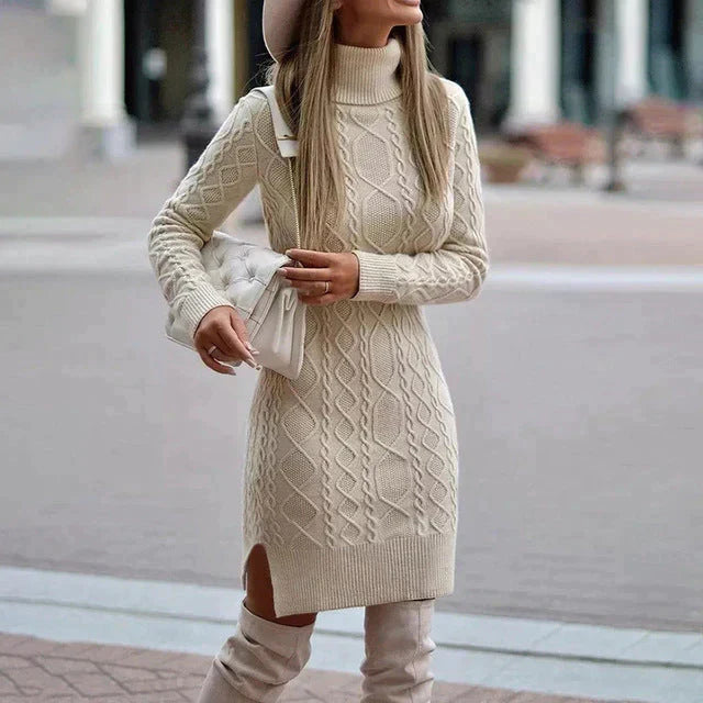 Abito Invernale Donna Maglia Calda Comfortabile Classico