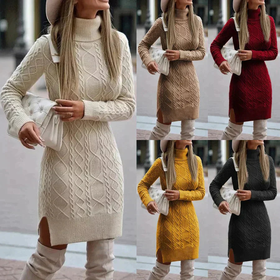 Abito Invernale Donna Maglia Calda Comfortabile Classico
