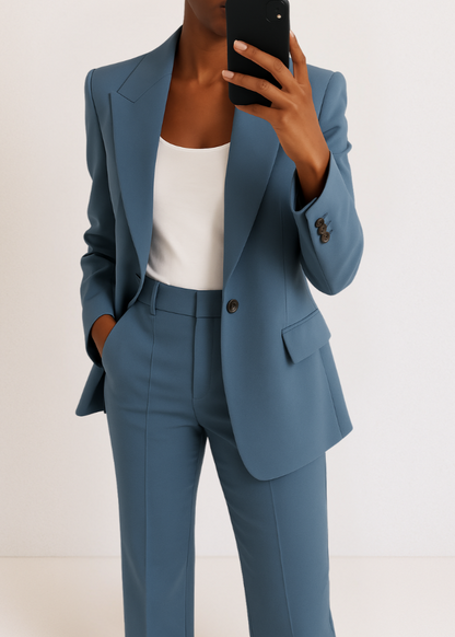 Completo Donna Due Pezzi e Pantaloni Regular Fit