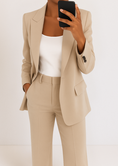 Completo Donna Due Pezzi e Pantaloni Regular Fit