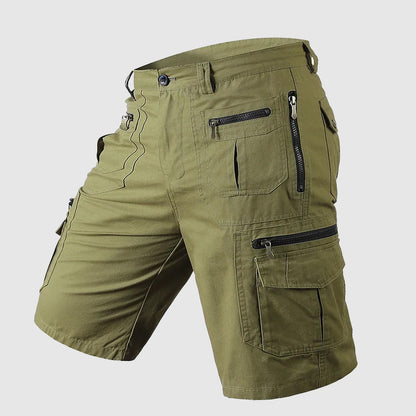 Bermuda Cargo Uomo con Zip e Tasche Stile Utility
