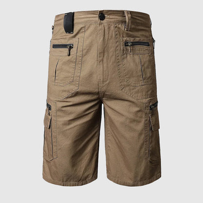 Bermuda Cargo Uomo con Zip e Tasche Stile Utility