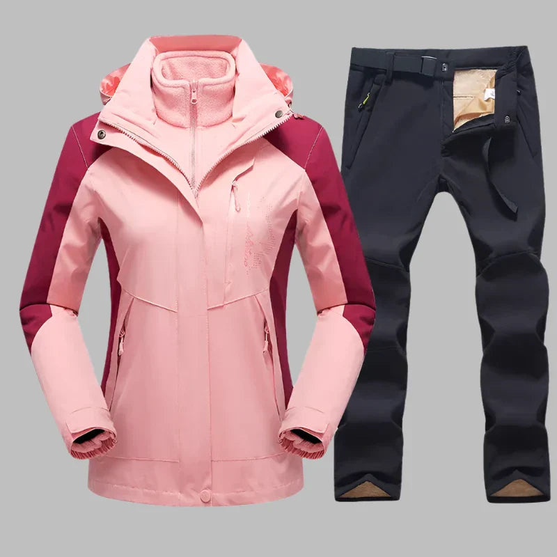 Tuta Sci Donna Set Invernale Funzionale Impermeabile