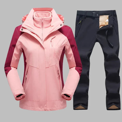 Tuta Sci Donna Set Invernale Funzionale Impermeabile
