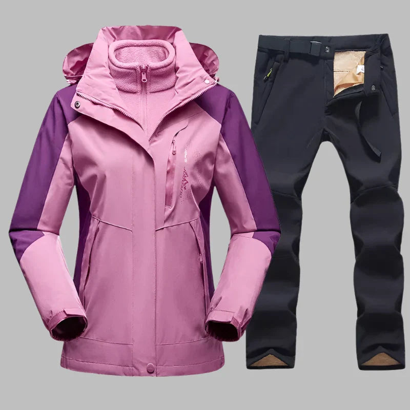 Tuta Sci Donna Set Invernale Funzionale Impermeabile