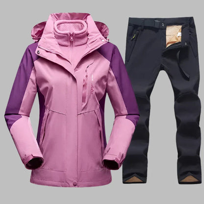 Tuta Sci Donna Set Invernale Funzionale Impermeabile