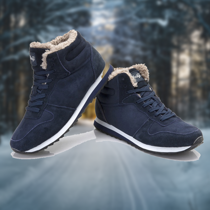 Sneakers Uomo Alte Invernali con Fodera in Pelliccia Sintetica