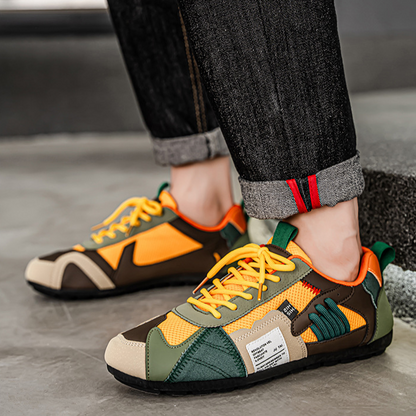 Sneaker Uomo con Mesh e Lacci