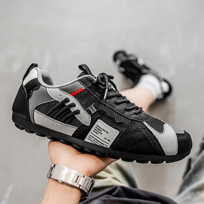 Sneaker Uomo con Mesh e Lacci