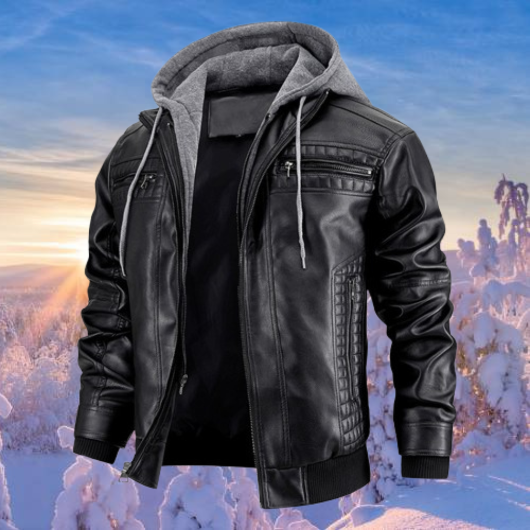 Giacca Invernale Uomo Elegante Vestibilità Classica