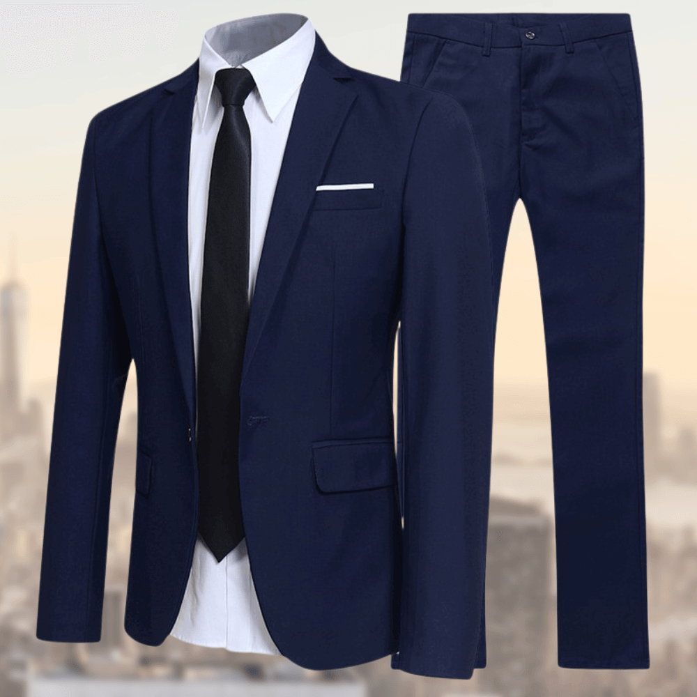 Completo Uomo Due Pezzi Giacca e Pantaloni Regular Fit