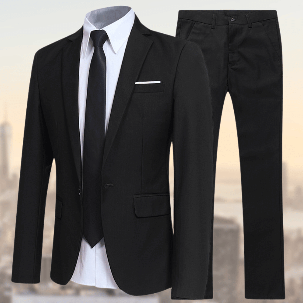 Completo Uomo Due Pezzi Giacca e Pantaloni Regular Fit