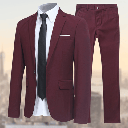 Completo Uomo Due Pezzi Giacca e Pantaloni Regular Fit