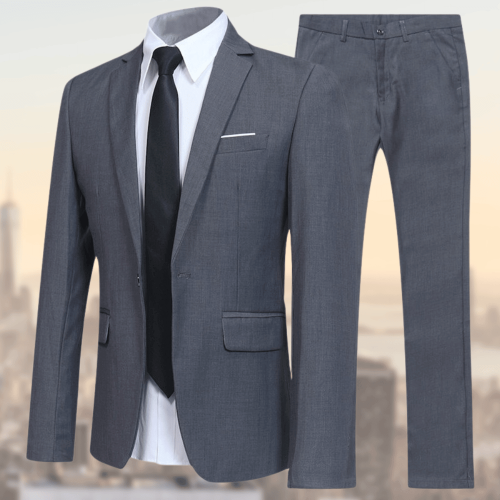 Completo Uomo Due Pezzi Giacca e Pantaloni Regular Fit