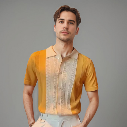 Camicia Uomo Manica Corta Classica Cotone
