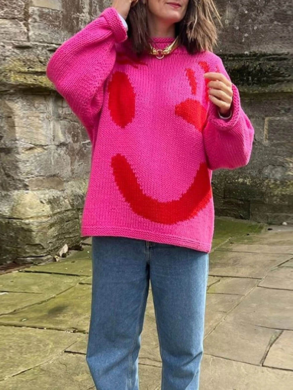Maglione Donna Morbido Lavorato Casual Comodo