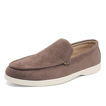 Scarpe Uomo Basse Pelle con Tomaia Aperta