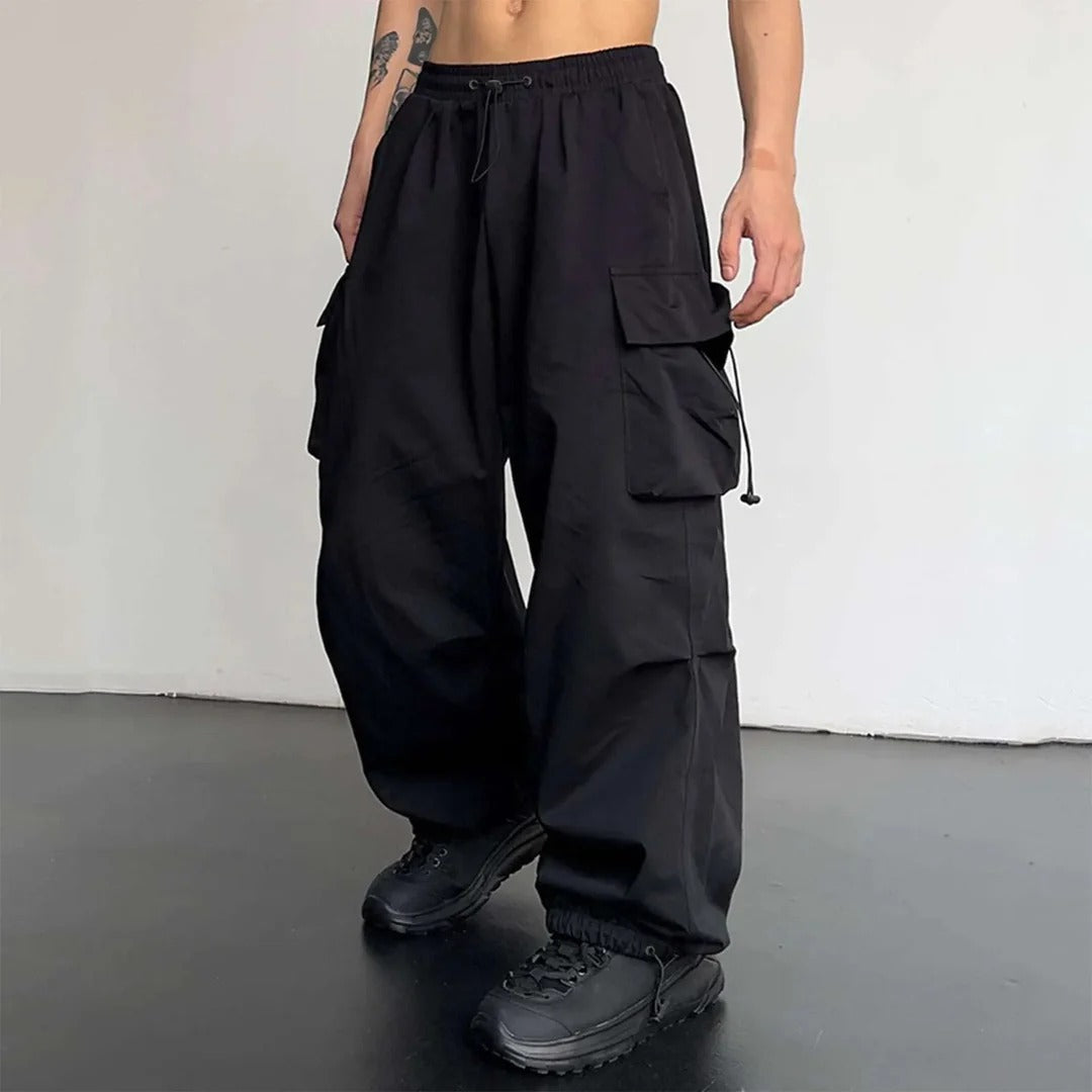 Pantaloni Cargo Uomo Multitasche Vestibilità Moderna - Vesarelli