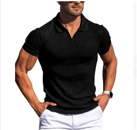 Polo Uomo in Maglia Costina Vestibilità Slim