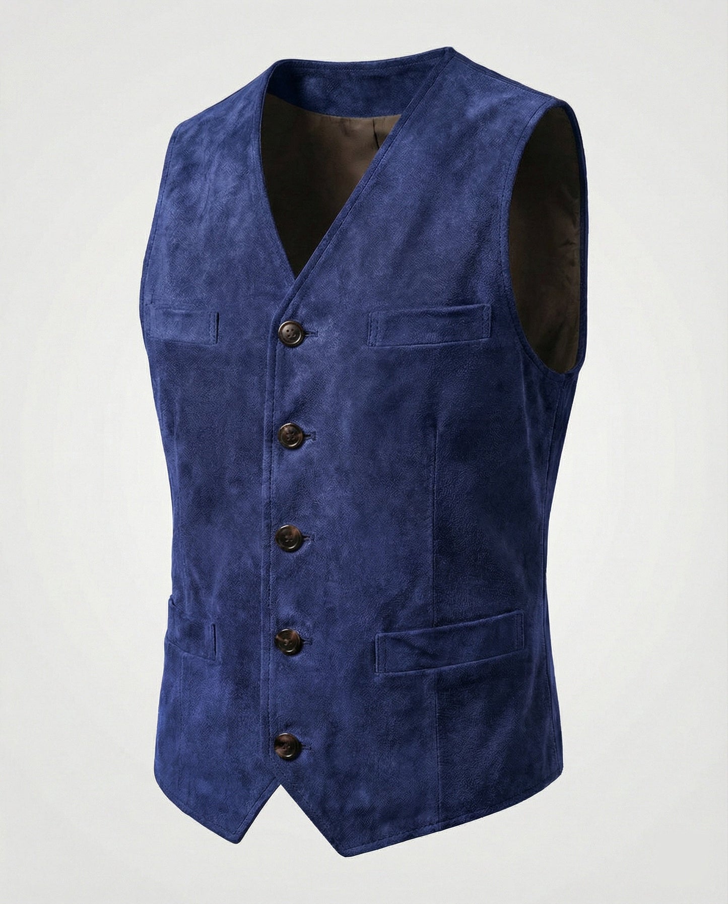 Gilet Uomo Stile Classico Vestibilità Regolare