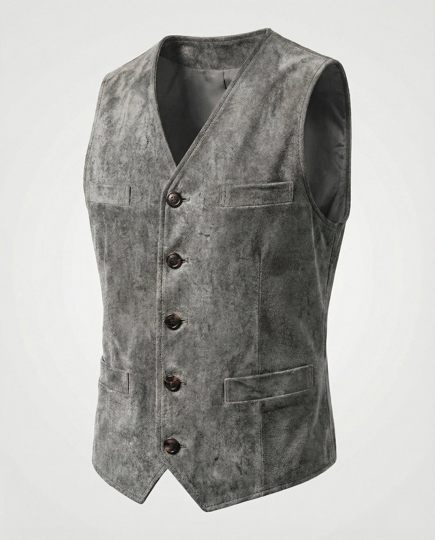 Gilet Uomo Stile Classico Vestibilità Regolare