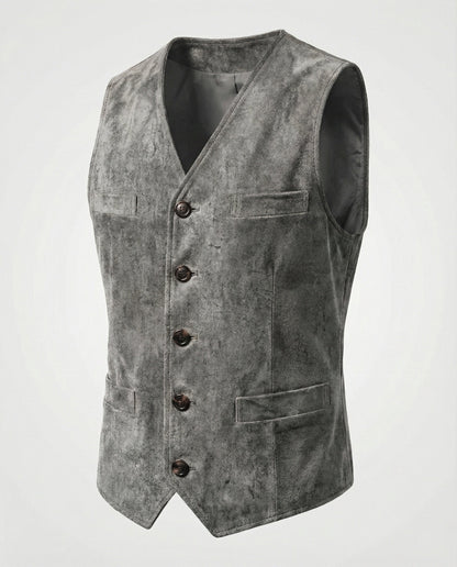 Gilet Uomo Stile Classico Vestibilità Regolare
