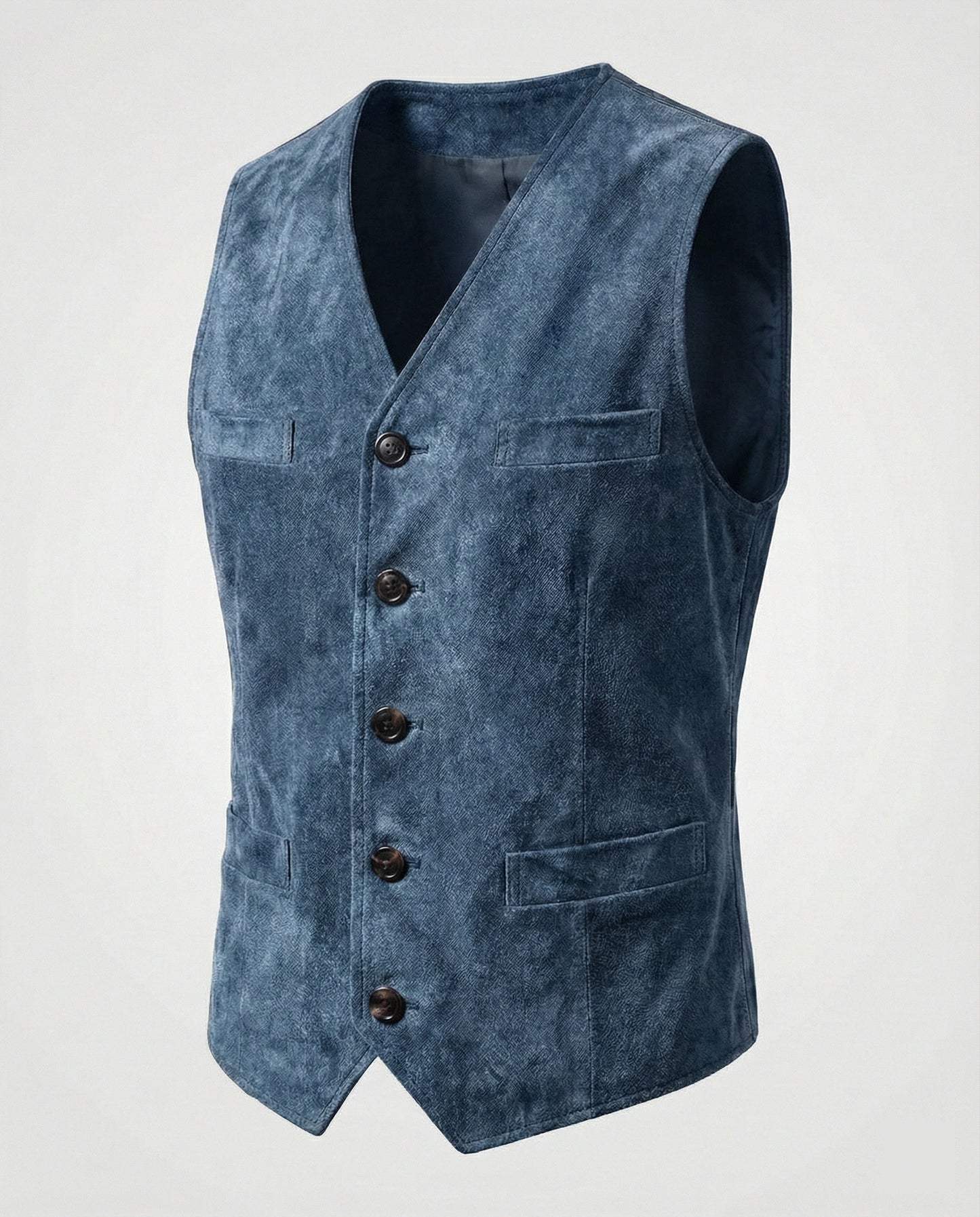 Gilet Uomo Stile Classico Vestibilità Regolare