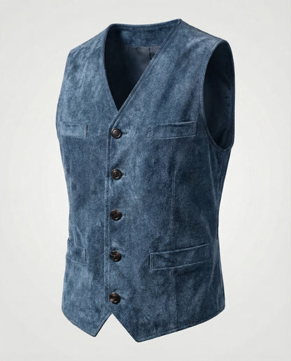 Gilet Uomo Stile Classico Vestibilità Regolare
