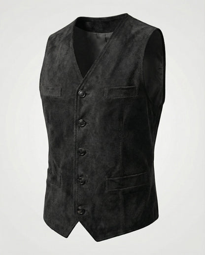 Gilet Uomo Stile Classico Vestibilità Regolare