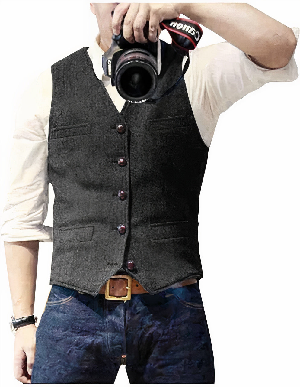 Gilet Uomo Design Corto Casual - Brentozzi