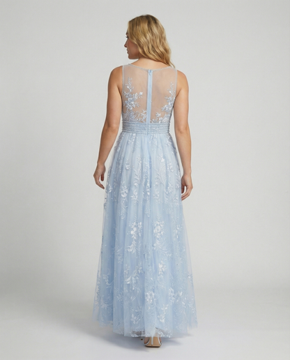 Abito Donna in Mesh Elegante Vestibilità Slim