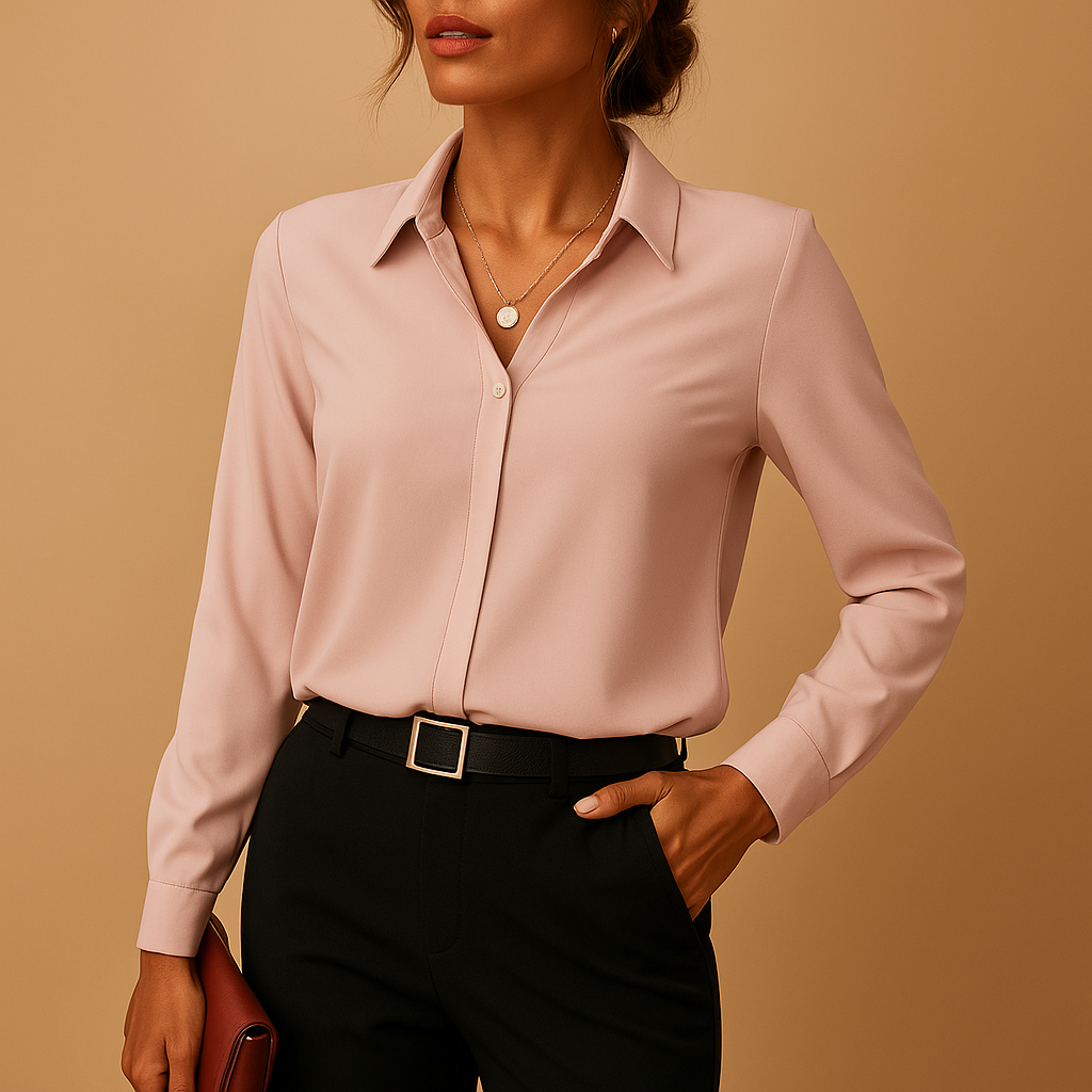 Camicia Donna Design Semplice Casual