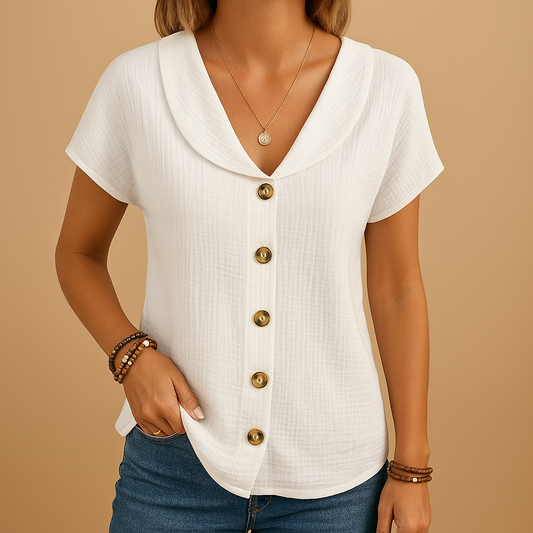 Camicetta Donna con Colletto Classico Elegante - Vesarelli