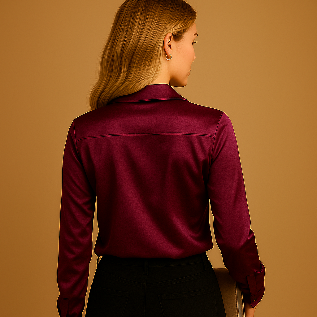 Elegante camicetta dal design senza tempo per donna | Annelies 8