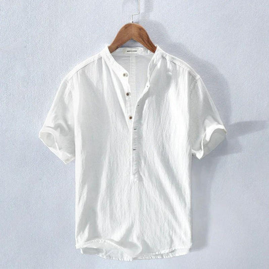 Camicia Uomo con Colletto alla Coreana Elegante - Brentozzi