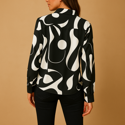 Elin | Elegante camicetta stampata da donna 2