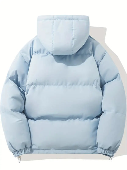 Giacca Invernale Imbottita Unisex con Cappuccio Calda Stile