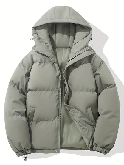 Giacca Invernale Imbottita Unisex con Cappuccio Calda Stile