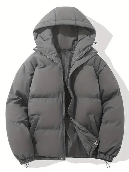 Giacca Invernale Imbottita Unisex con Cappuccio Calda Stile