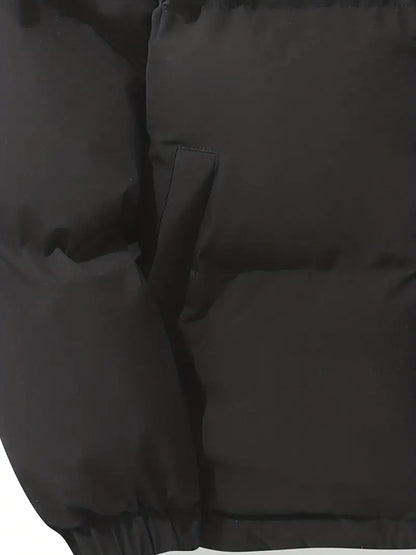 Giacca Invernale Imbottita Unisex con Cappuccio Calda Stile